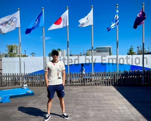 張小倫初戰奧運,心情興奮。 張小倫Instagram圖片