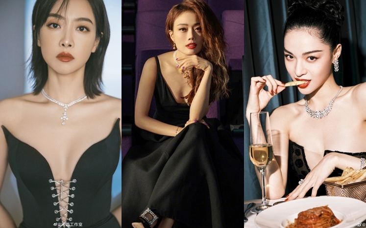 容祖兒罕露事業線,與內地女星爭妍鬥麗。