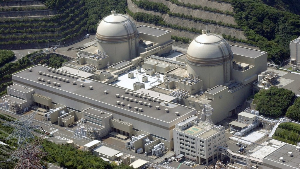 大饭核电站。 美联社