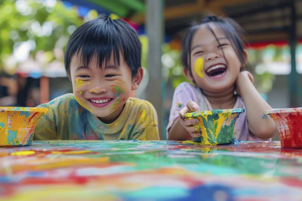 当孩子有足够的游戏与休息、感到被理解与被尊重，内在安全感与幸福感会提升，学习动力自然更充足，于是更愿意在学业与其他方面投入与发挥，形成良性循环。（示意图）