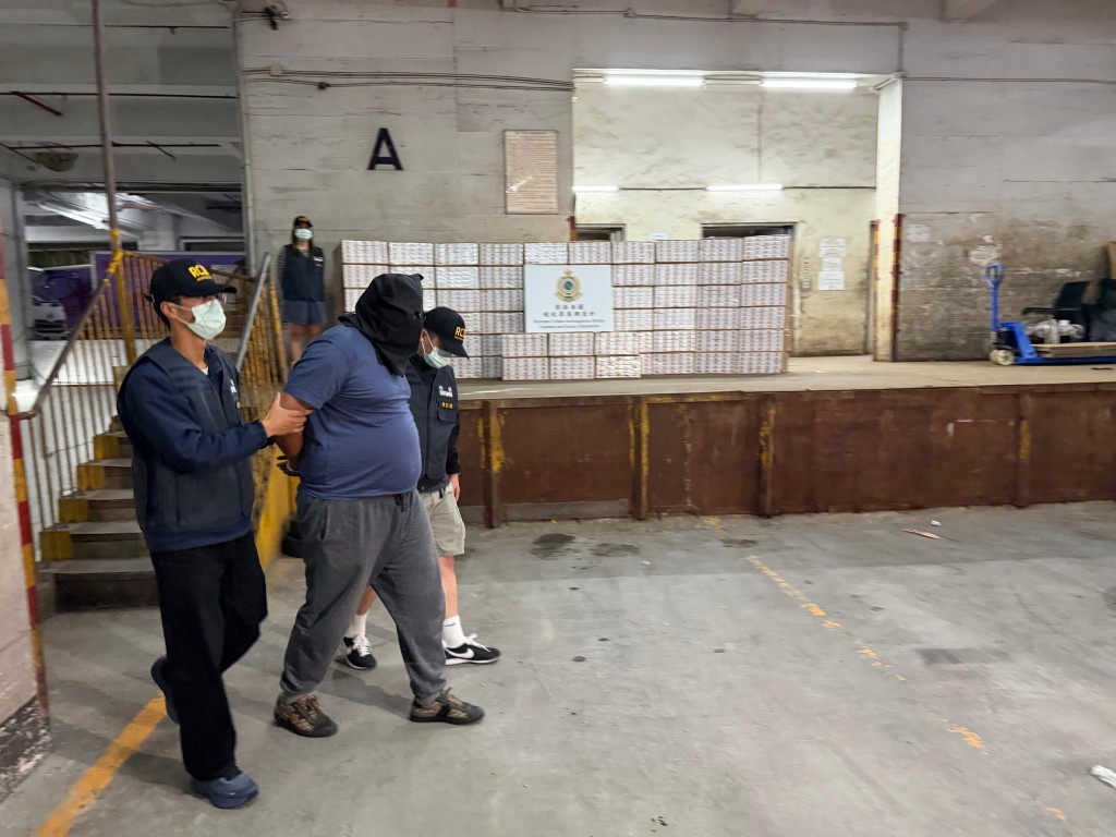 被捕男子巴基斯坦籍，39歲，報稱外賣員。曾志恒攝