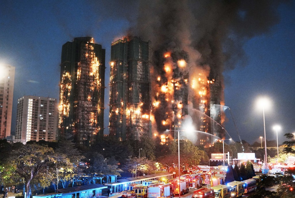 大埔宏福苑火災發生逾4個月。資料圖片