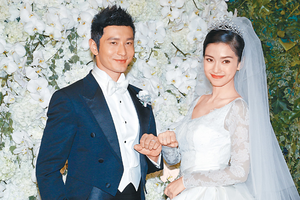 ■黄晓明和Baby在2015年举行童话式世纪婚礼。