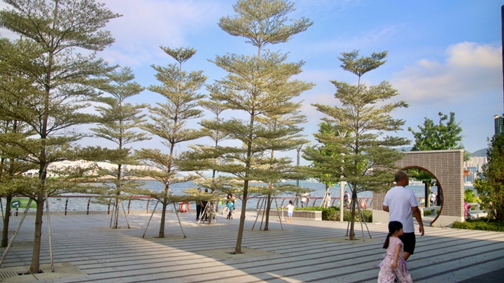 紅磡旭日街海心公園發生血案。網圖