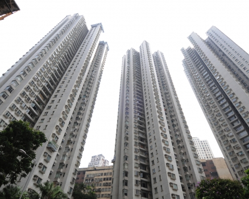 北角海峰園臨海而建,二手交投活躍。