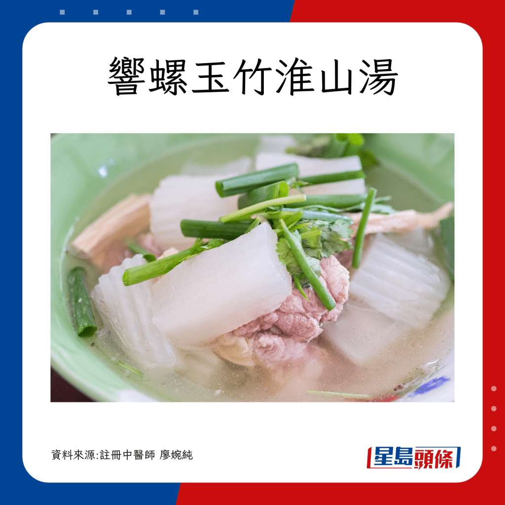 响螺玉竹淮山汤