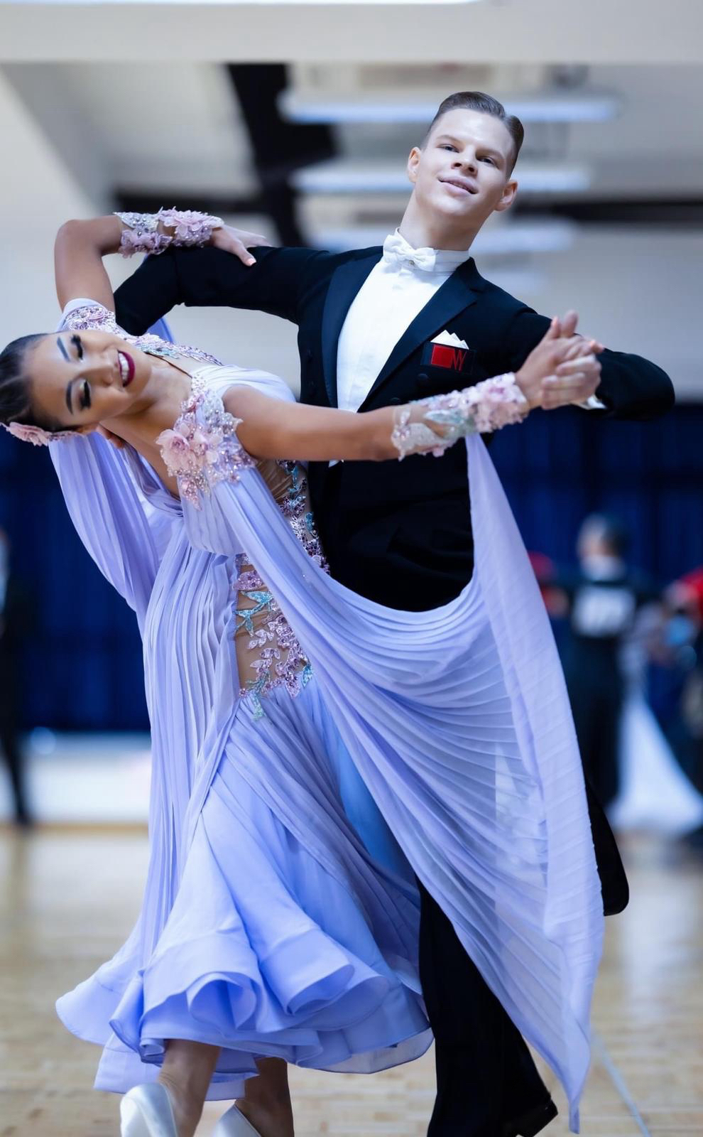 年青的Egor Nikolaev及李悅琛（Jerry）。中國香港體育舞蹈總會提供