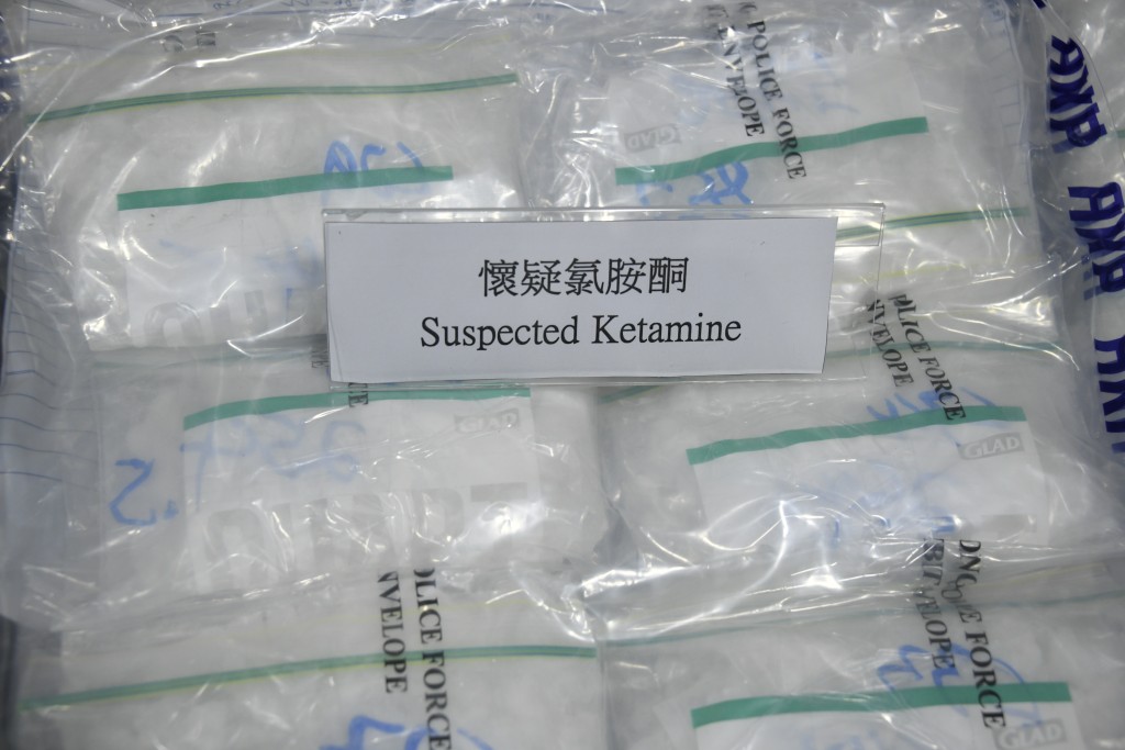 警方检获27公斤怀疑氯胺酮，市值约1200万元。