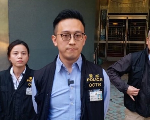 刘云达讲述拘捕过程。欧阳伟光摄