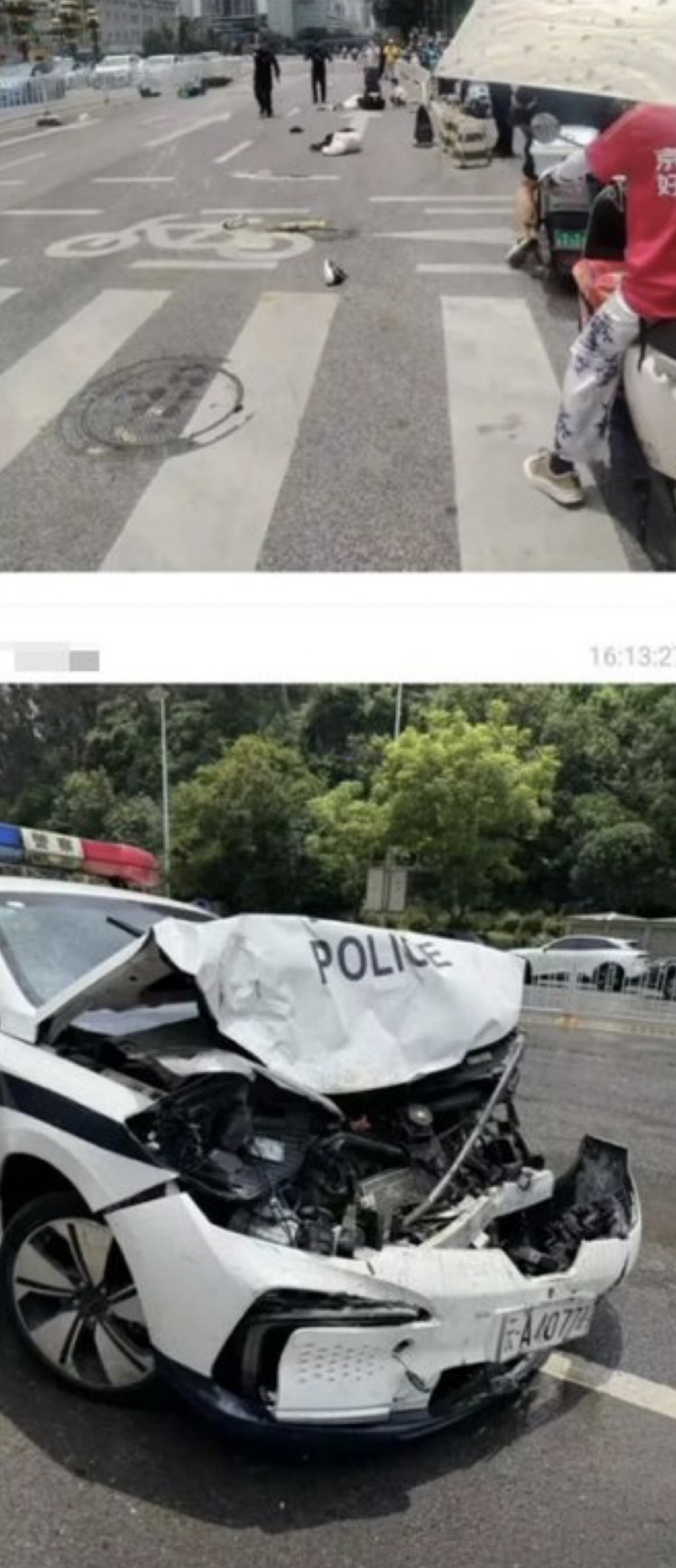 越野車昆明鬧市撞行人逃逸。X 越野車昆明鬧市撞行人逃逸。X