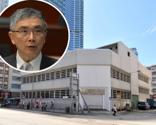 財經事務及庫務局局長劉怡翔(小圖)表示，過往有政府物業空置多年如前旺角街市，因為期間有司法覆核案件。  資料圖片
