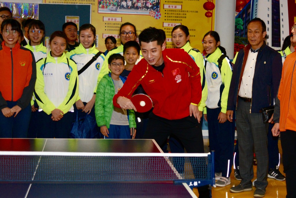 張繼科是中國男乒史上第3位大滿貫選手。中新社