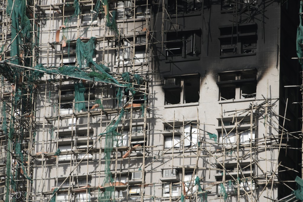 火警發生第三日情況。 火警發生第三日情況。