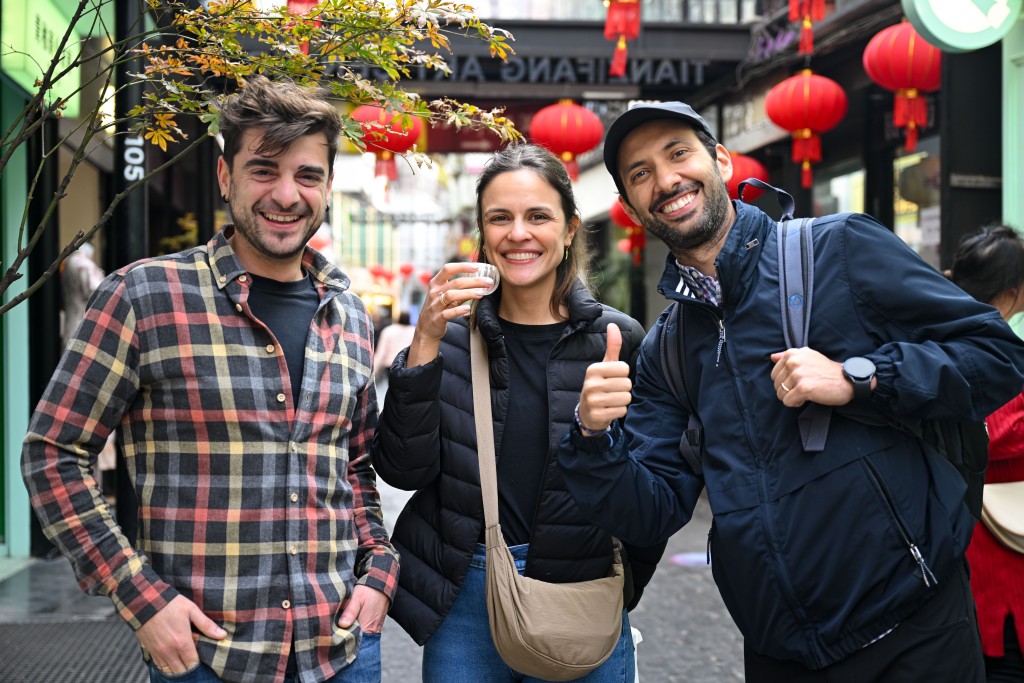 今年「五一」，入境旅客也大增超過一倍。　中新社