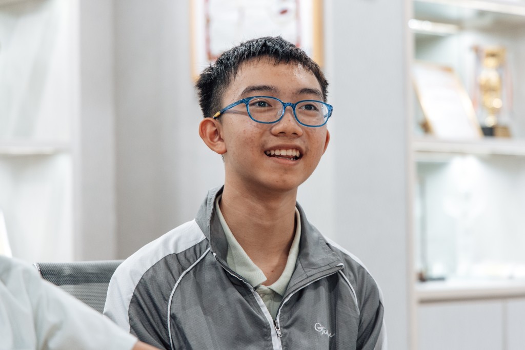 數學是我的朋友，陪着我成長。（圖：李沃濤）