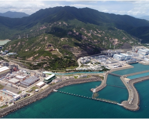 嶺澳核電站。大亞灣運營公司網頁圖片