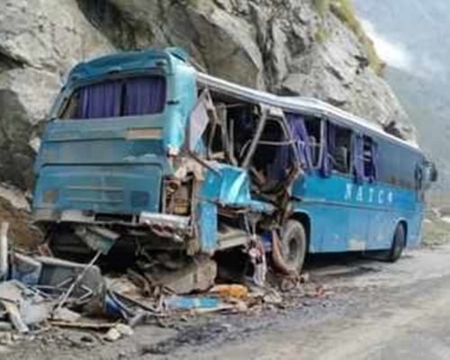外交部要求巴基斯坦徹查巴士爆炸事件。網圖