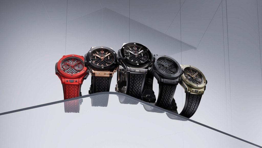 Hublot Big Bang 20周年系列共有5款新錶。 Hublot Big Bang 20周年系列共有5款新錶。