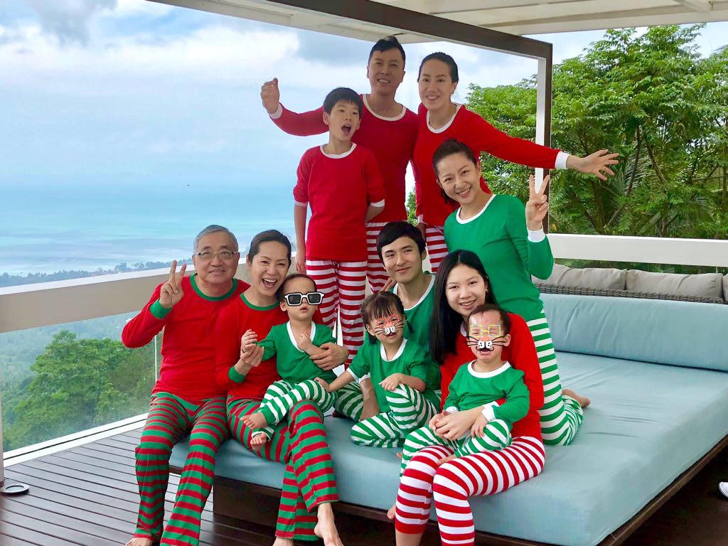 汪家大小樂也融融，不時都一起飽嘗美食。