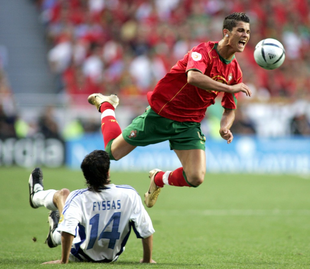 C朗於2004年首次踢歐國盃。Reuters