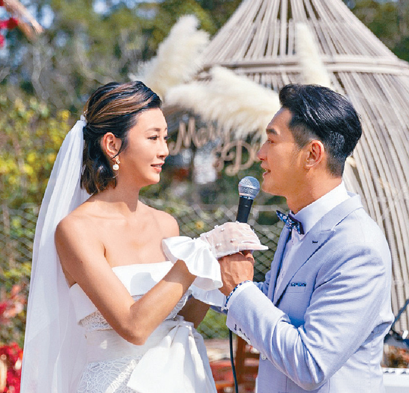 ■吳浩康講「愛的宣言」,郭思琳甚感動。 ■吳浩康講「愛的宣言」,郭思琳甚感動。