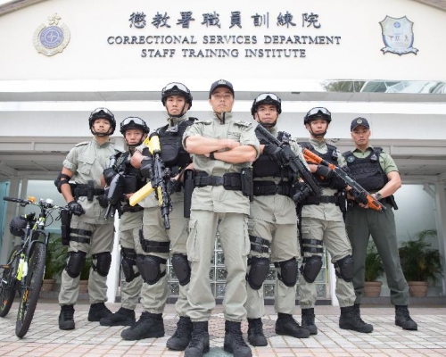 懲教署職員訓練。懲教署圖片