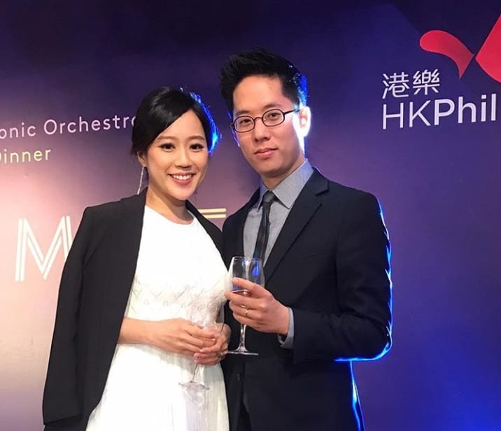 伍楚莹婚后曾与老公林丰一同出席活动。