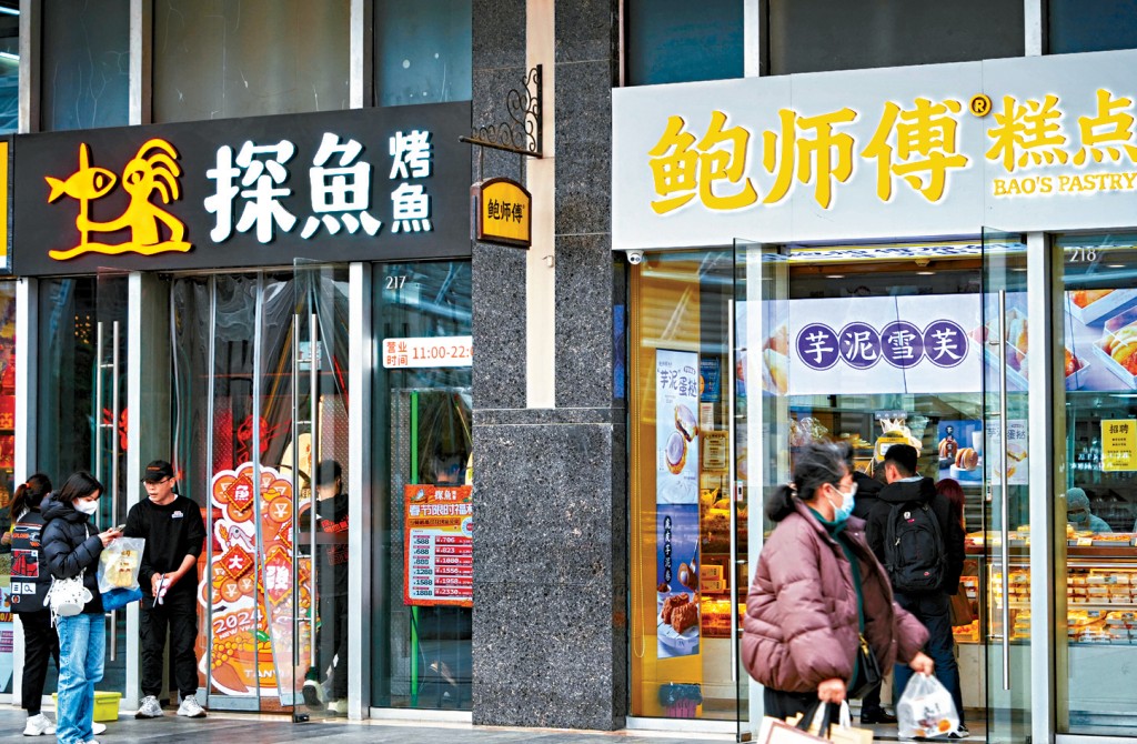 去年初至上月,逾60個內地人氣品牌來港,至少開設179間新店。
