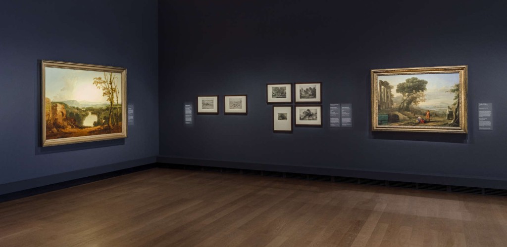 康斯特勃和梵高等名家的風景畫作同場展出，呈示風景畫的傳承與變遷。