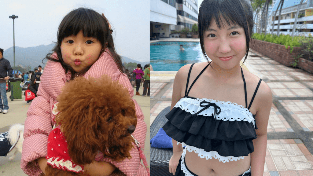 「美心妹妹」楊鎧凝18歲罕晒泳照  天生童顏未甩Baby Fat  網民讚越大越靚散發少女味