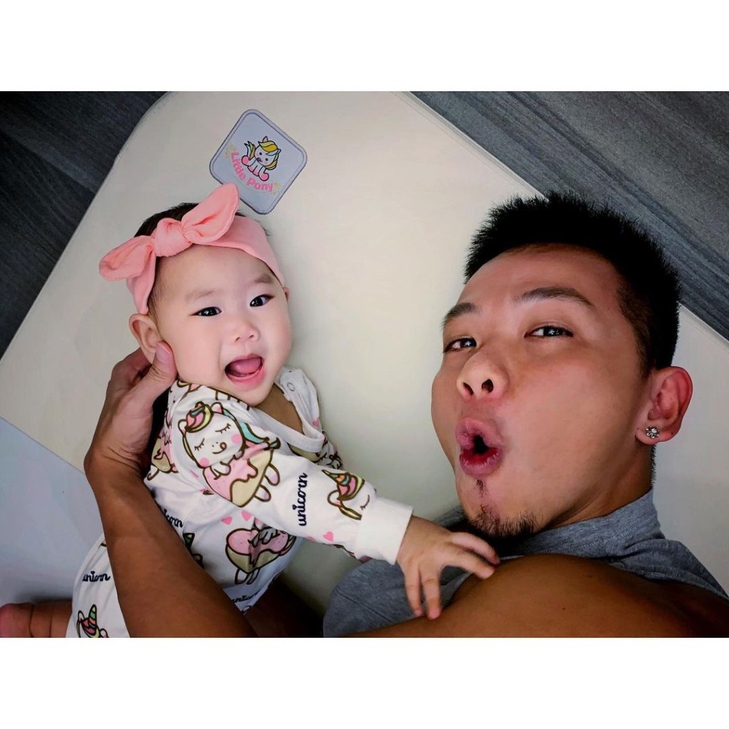 林子善是圈中出名的好爸爸，經常在網上分享與女兒的生活點滴。