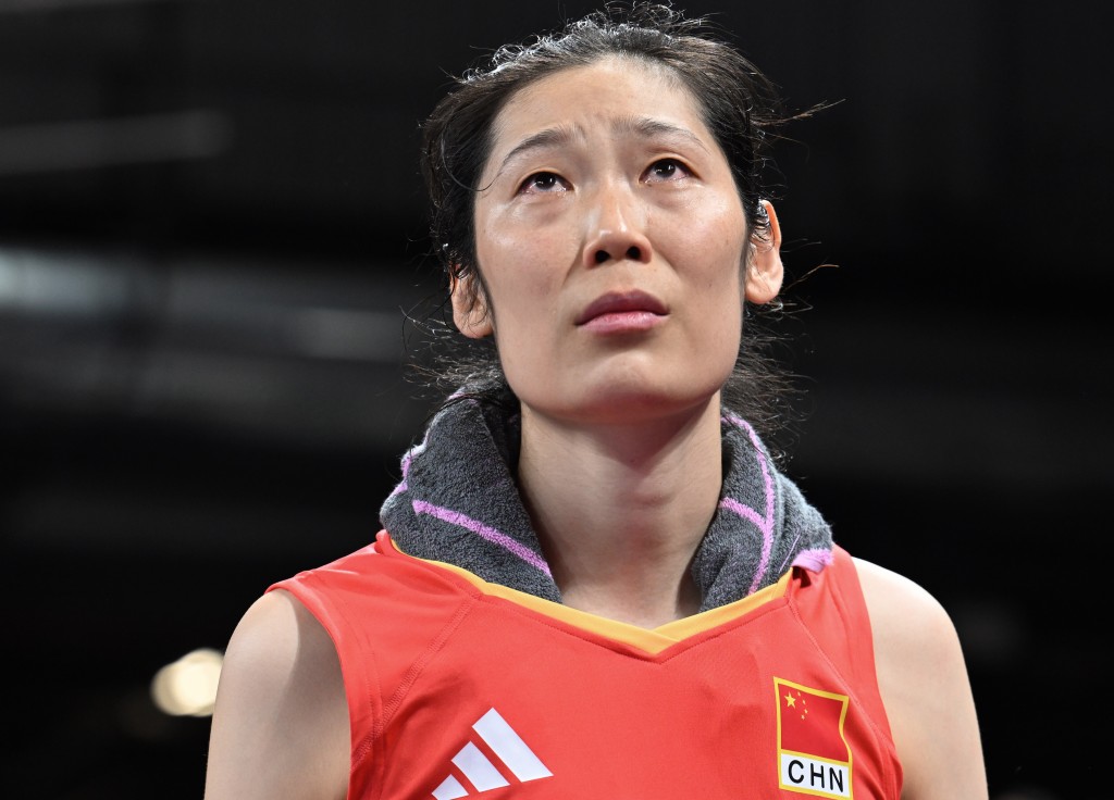 中國女排前隊長朱婷。