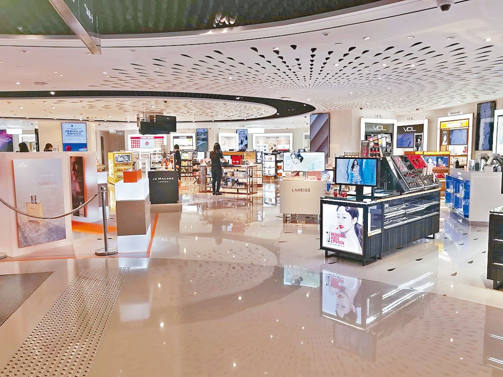 DFS集團租用希慎廣場地鋪及地庫，將約滿時大減租用樓面。