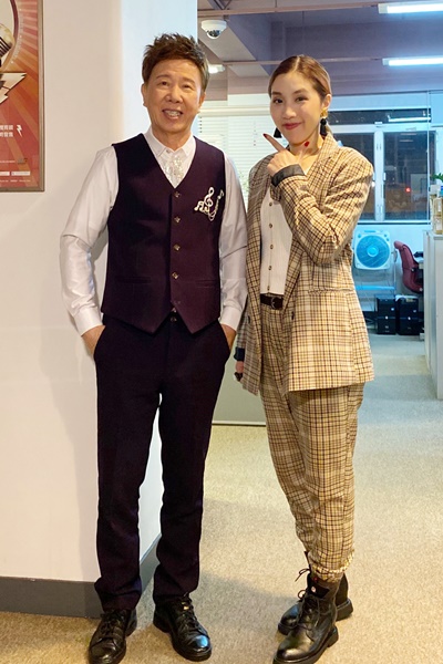 謝曉瑩對尹光答應合演粵劇，稱是非常強大的支持力。