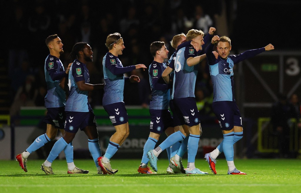 韋甘比先開紀錄。路透社