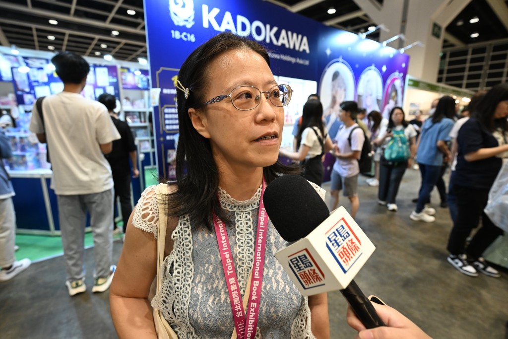 突破出版社經理伍詠慈。劉駿軒攝 突破出版社經理伍詠慈。劉駿軒攝