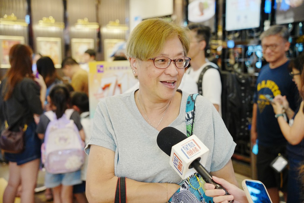 市民馮小姐。汪旭峰攝 市民馮小姐。汪旭峰攝
