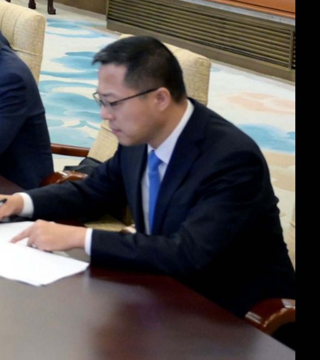 趙立堅罕有地公開露面。新華社 趙立堅罕有地公開露面。新華社