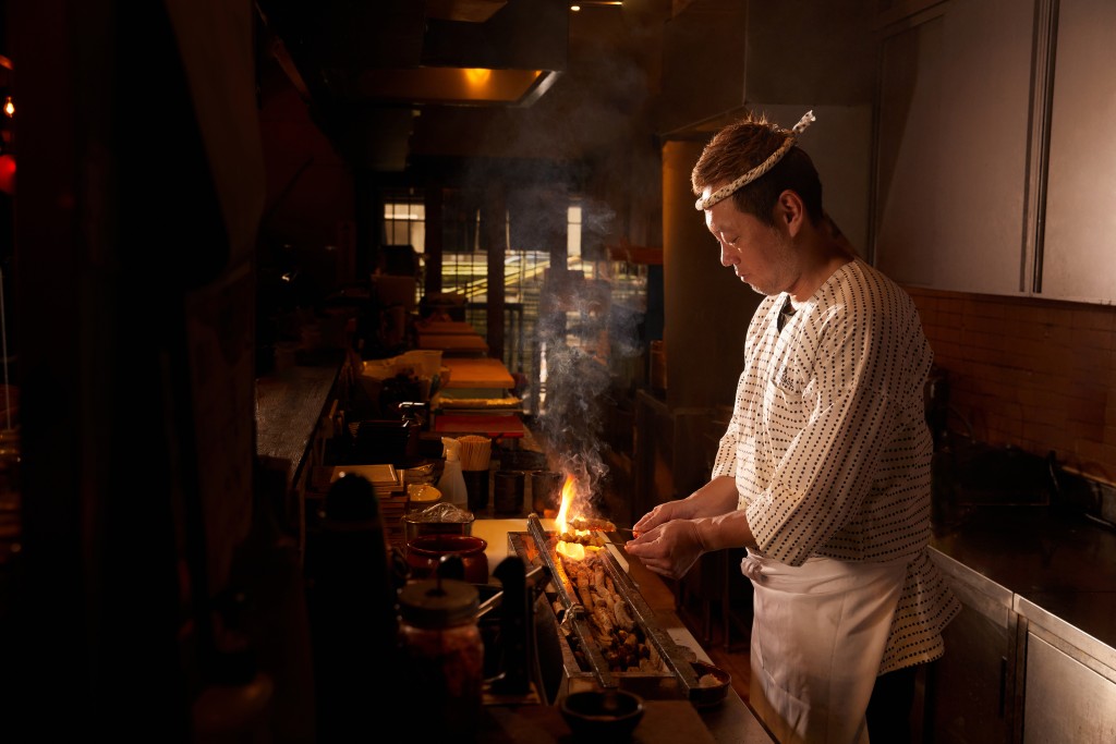 下田豪馬廚師，來自東京，25歲開始當廚師以來。