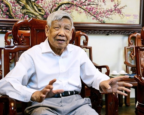 越共中央前總書記黎可漂今日（7日）凌晨約三時在河內離世。網圖 