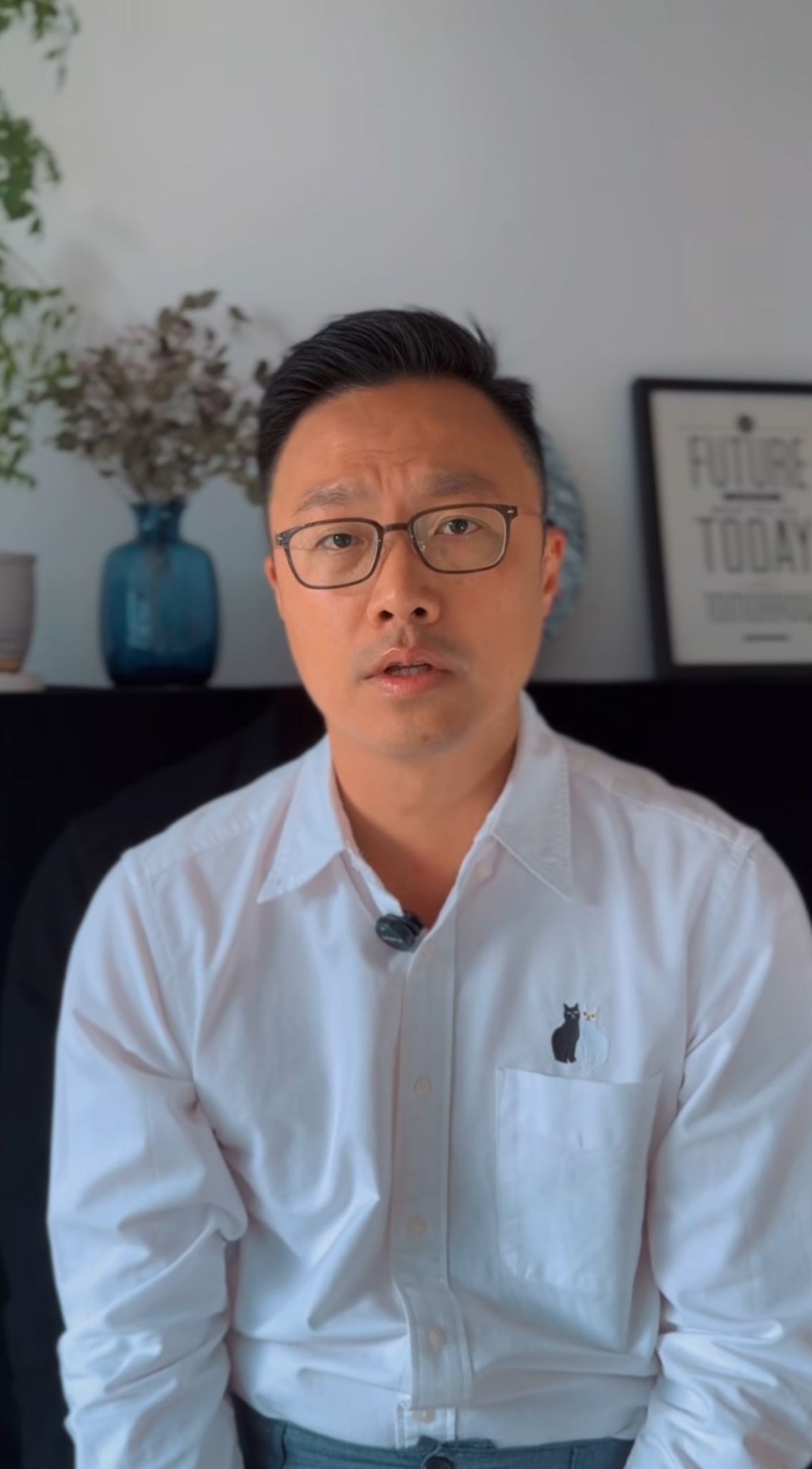 自由黨港島西候選人楊哲安在社交平台上載影響。 自由黨港島西候選人楊哲安在社交平台上載影響。