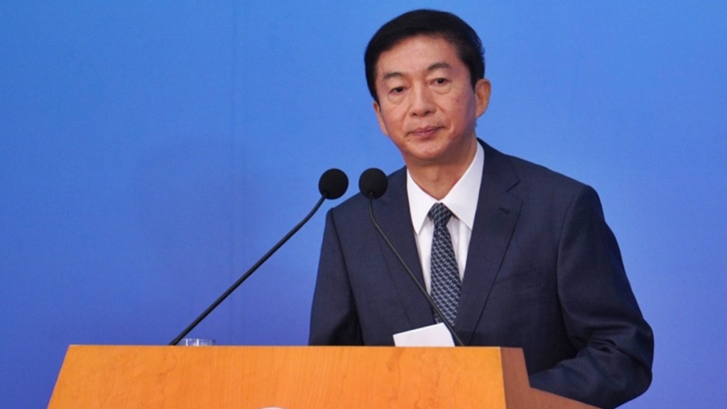 駱惠寧將向120高官，分享二十大精神。資料圖片