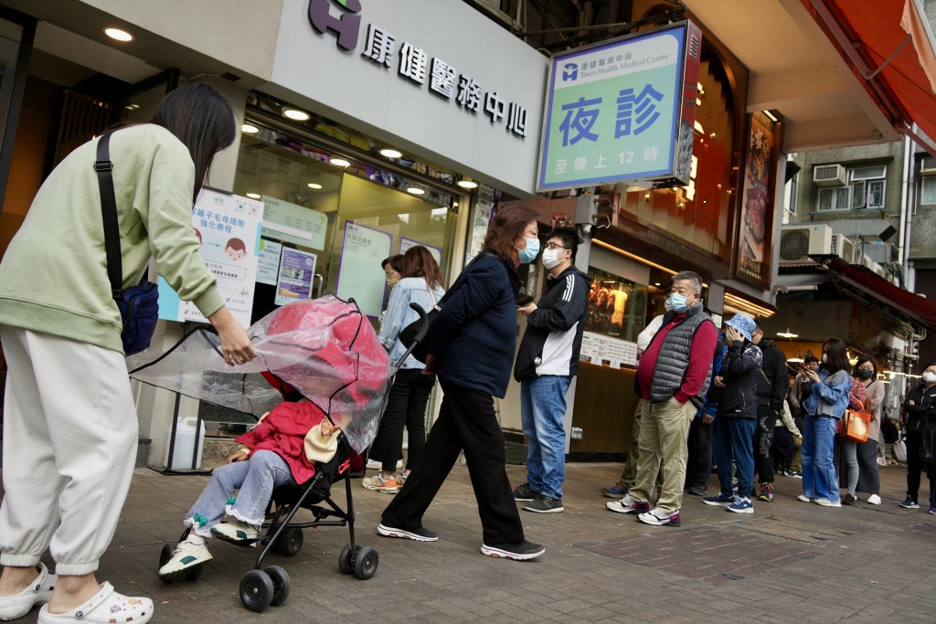 衞生防護中心表示，感染流感和新冠個案近月有輕微上升趨勢。資枓圖片