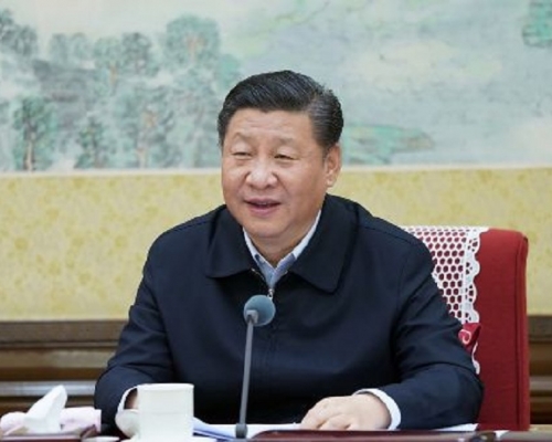 習近平召開政治局會議,分析國內外疫情及經濟形勢。網圖