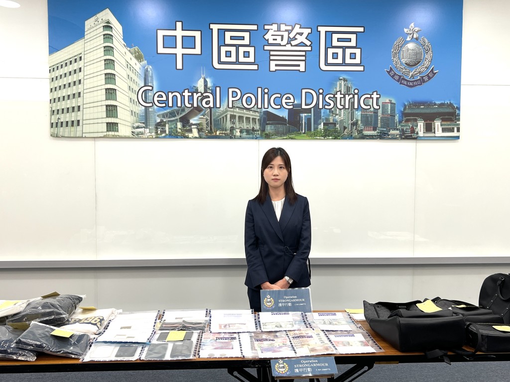 中區警區重案組督察夏敏意交代案情。許文光攝