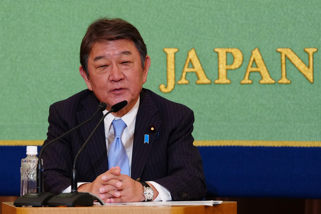 自民黨前幹事長茂木敏充。美聯社