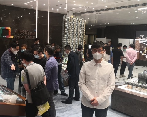 恒基韓家輝表示，集團旗下旺角利奧坊．曦岸自累錄逾2200人次參觀。

