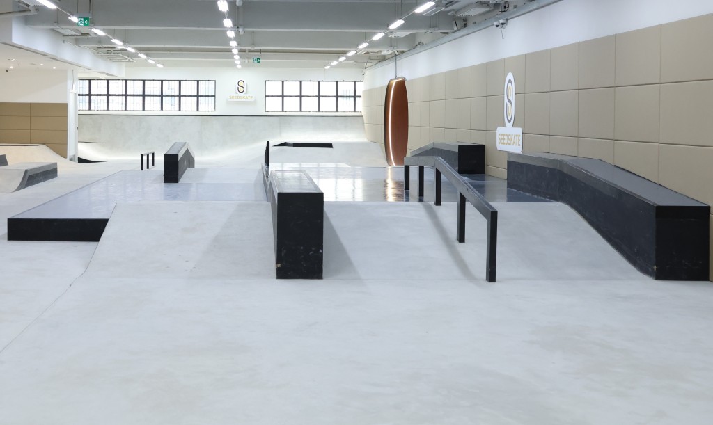 SeedSkate 10月7日將於南豐紗廠開幕，為全港最大室內滑板場。