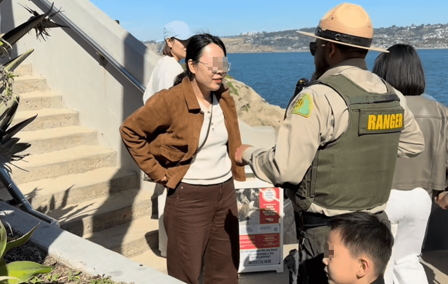 巡逻员多次严正警告。(Jim Grant，Instagram@jimgrantphotos)