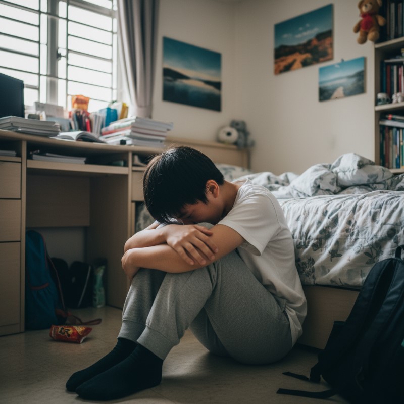 調查顯示，抑鬱症患者因心臟病、糖尿病、前列腺癌、大腸癌等疾病導致的死亡風險，增加約3至8成。AI生成圖片